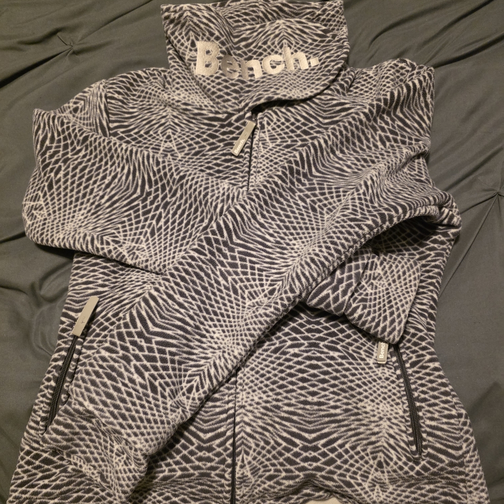 Bench Black and White Patterned Jacket